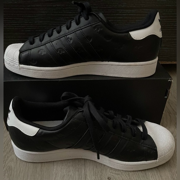 Adidas Superstar All Over Trefoil Sneakers - Women’s 11 / Men’s 10 - Picture 2 of 6